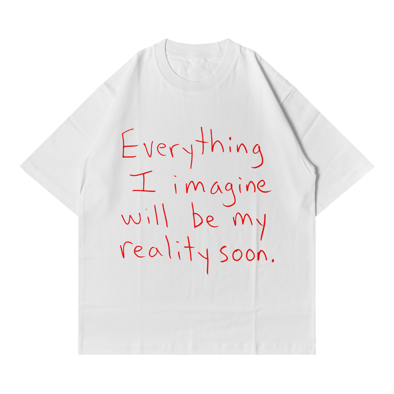 Everything I Imagine Tee - Solid White