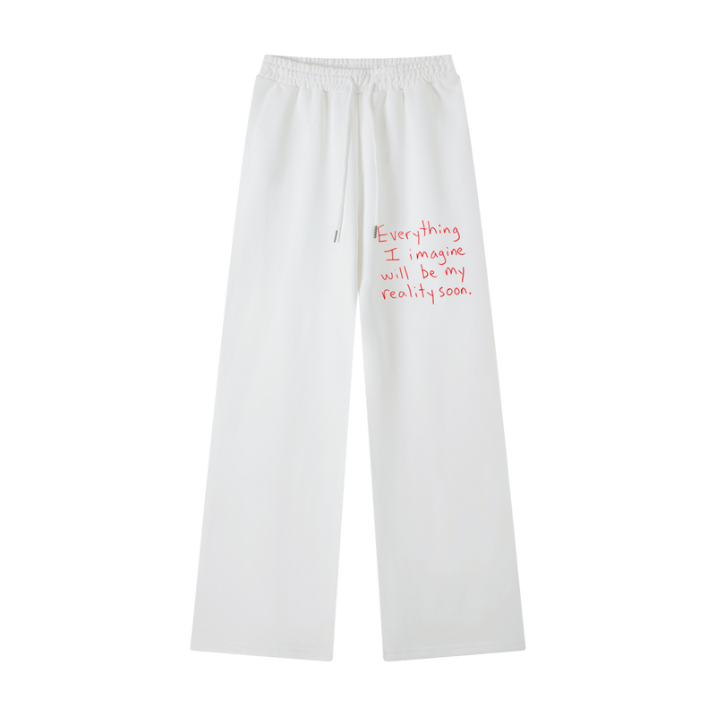 Everything I Imagine Sweatpants - White
